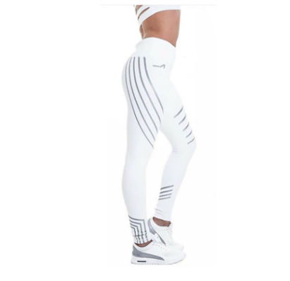 Women workout leggings yoga pants white 
